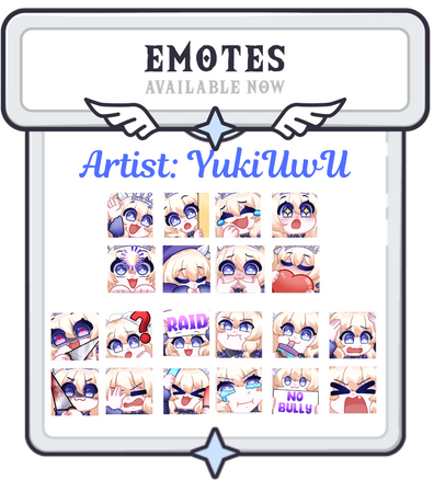 Emotes by YukiUwU